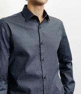 Chemise ville imprimée noire