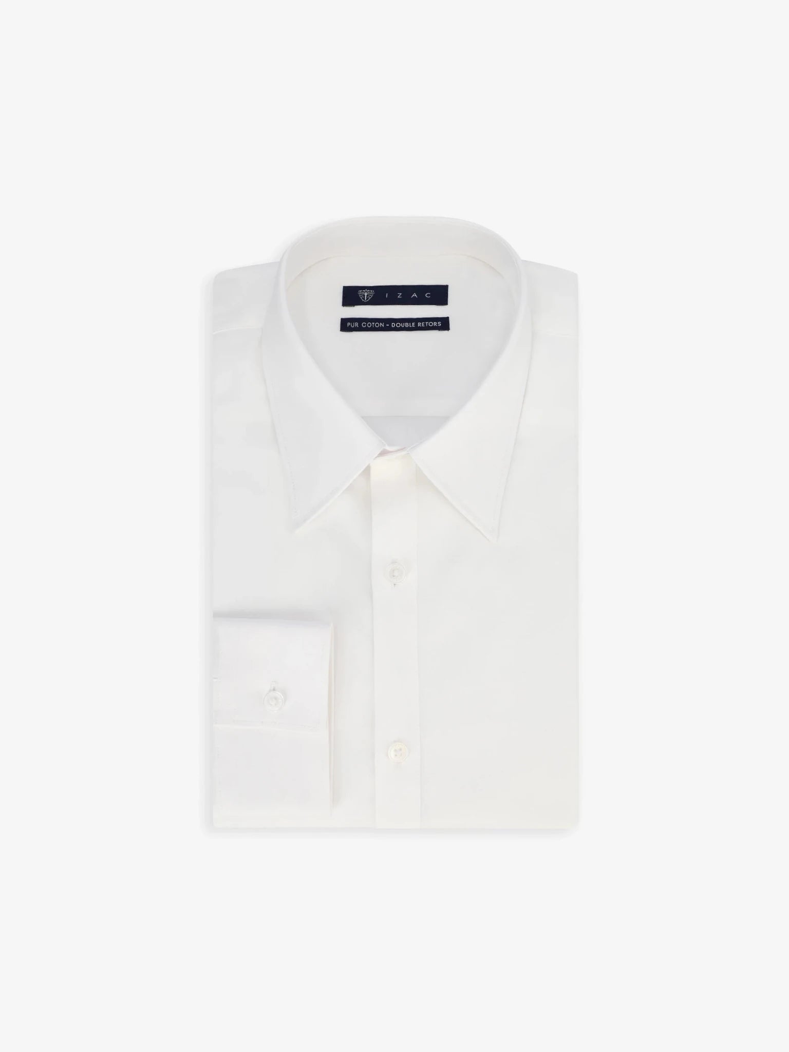Chemise col français blanche - IZAC