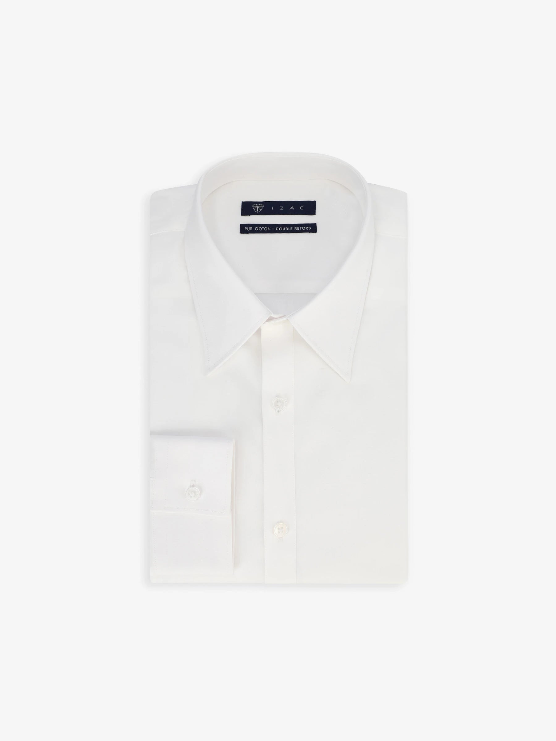 White French collar shirt