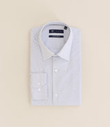 Chemise 100% coton ajustée blanche - IZAC