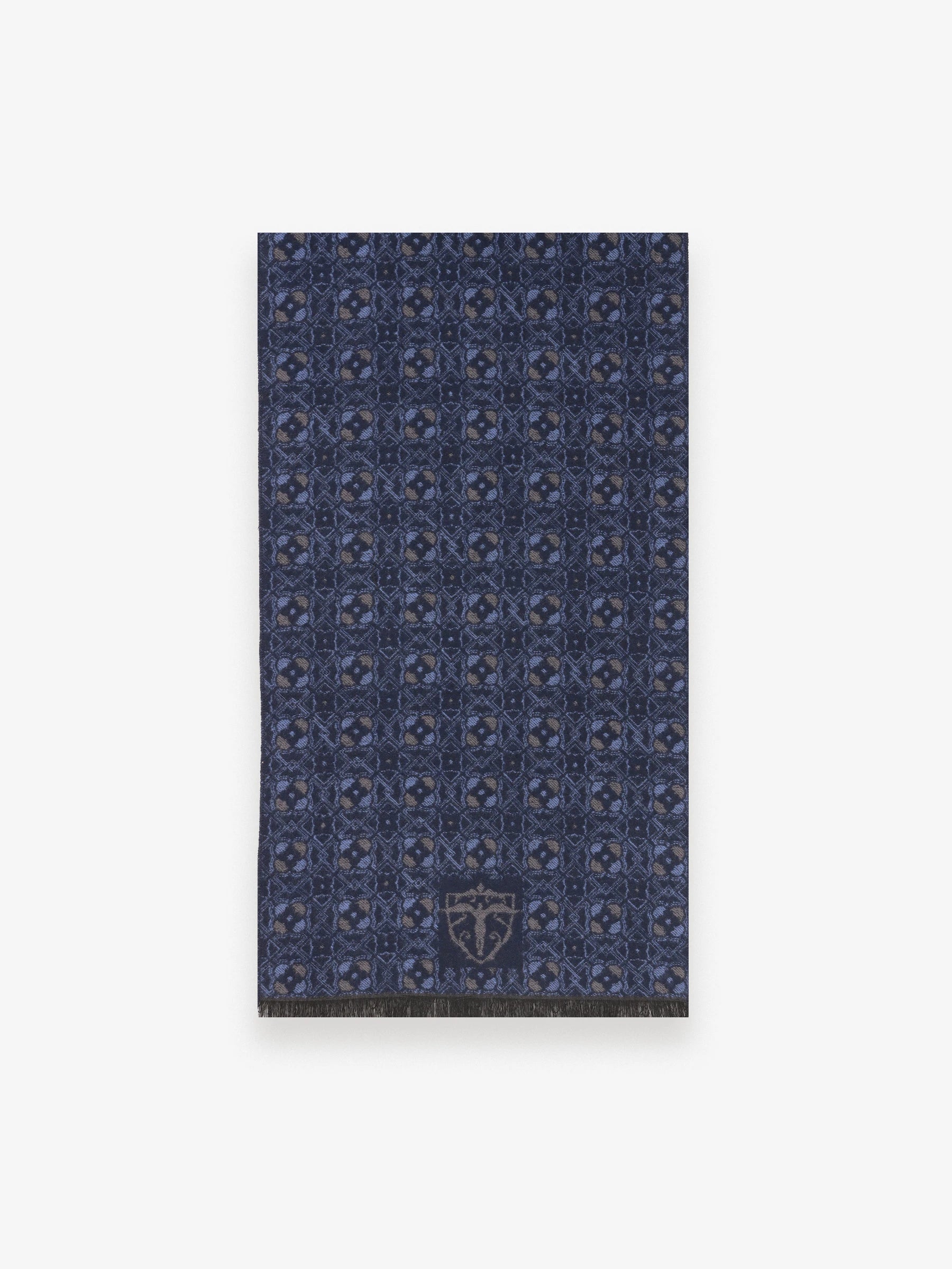 Navy blue fancy scarf