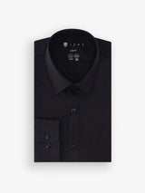 City shirt cotton elastane black