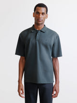 Polo oversize kaki foncé