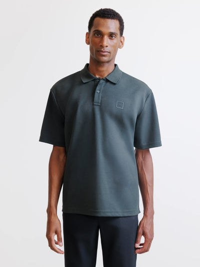 Polo oversize kaki foncé