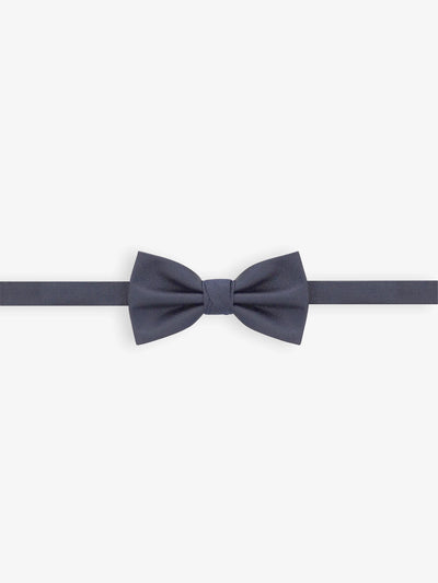 Plain charcoal bow tie