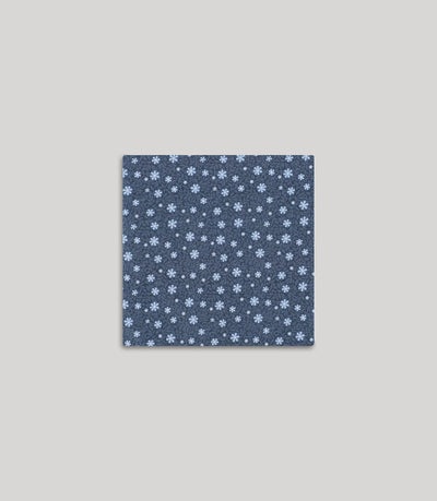 Pochette fantaisie bleue - IZAC