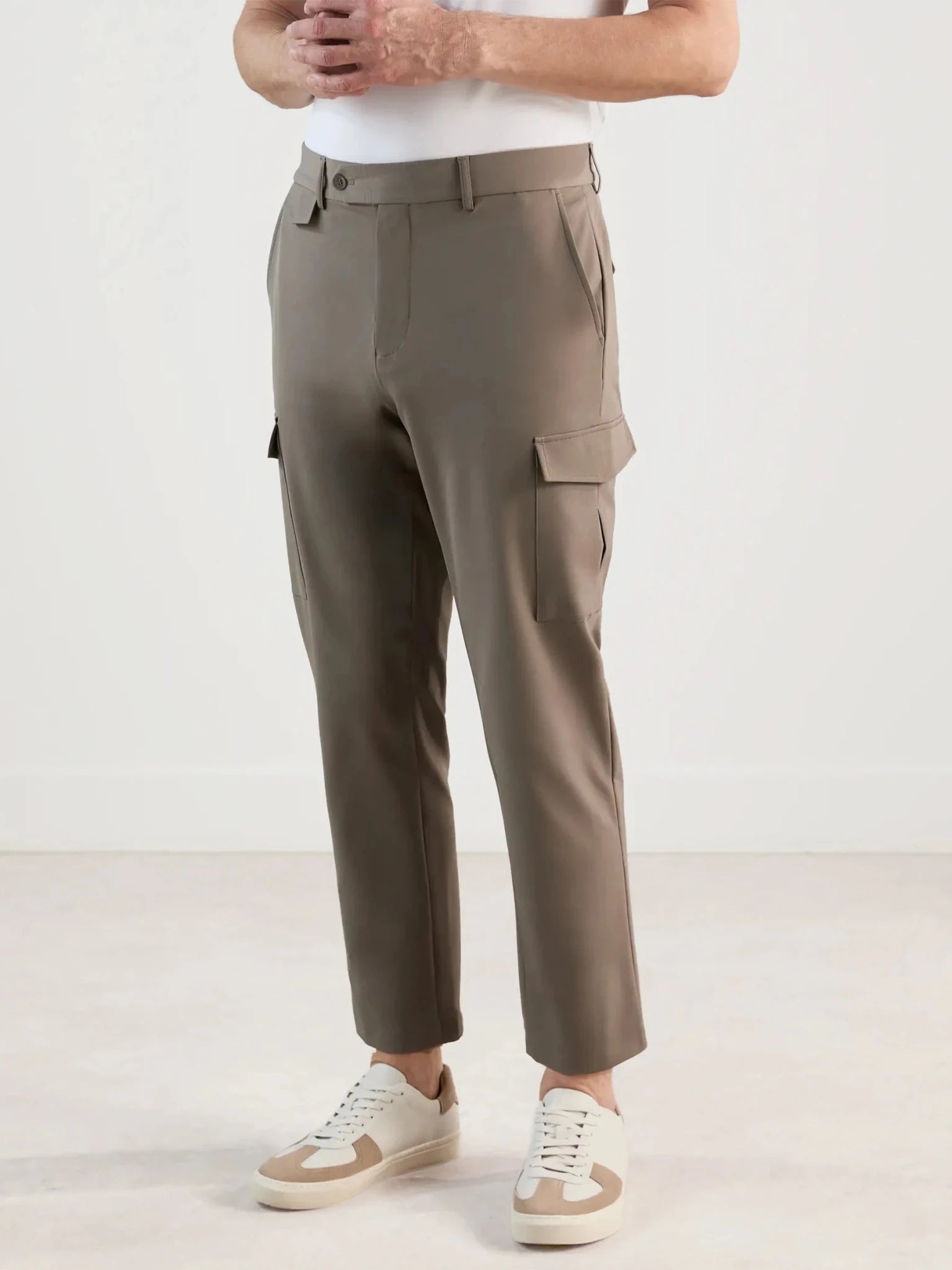 Pantalon cargo taupe