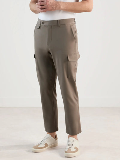 Pantalon cargo taupe