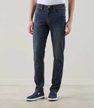 Jean 5 poches stretch bleu foncé - IZAC