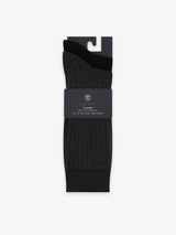 Pack de chaussettes côtelées anthracite