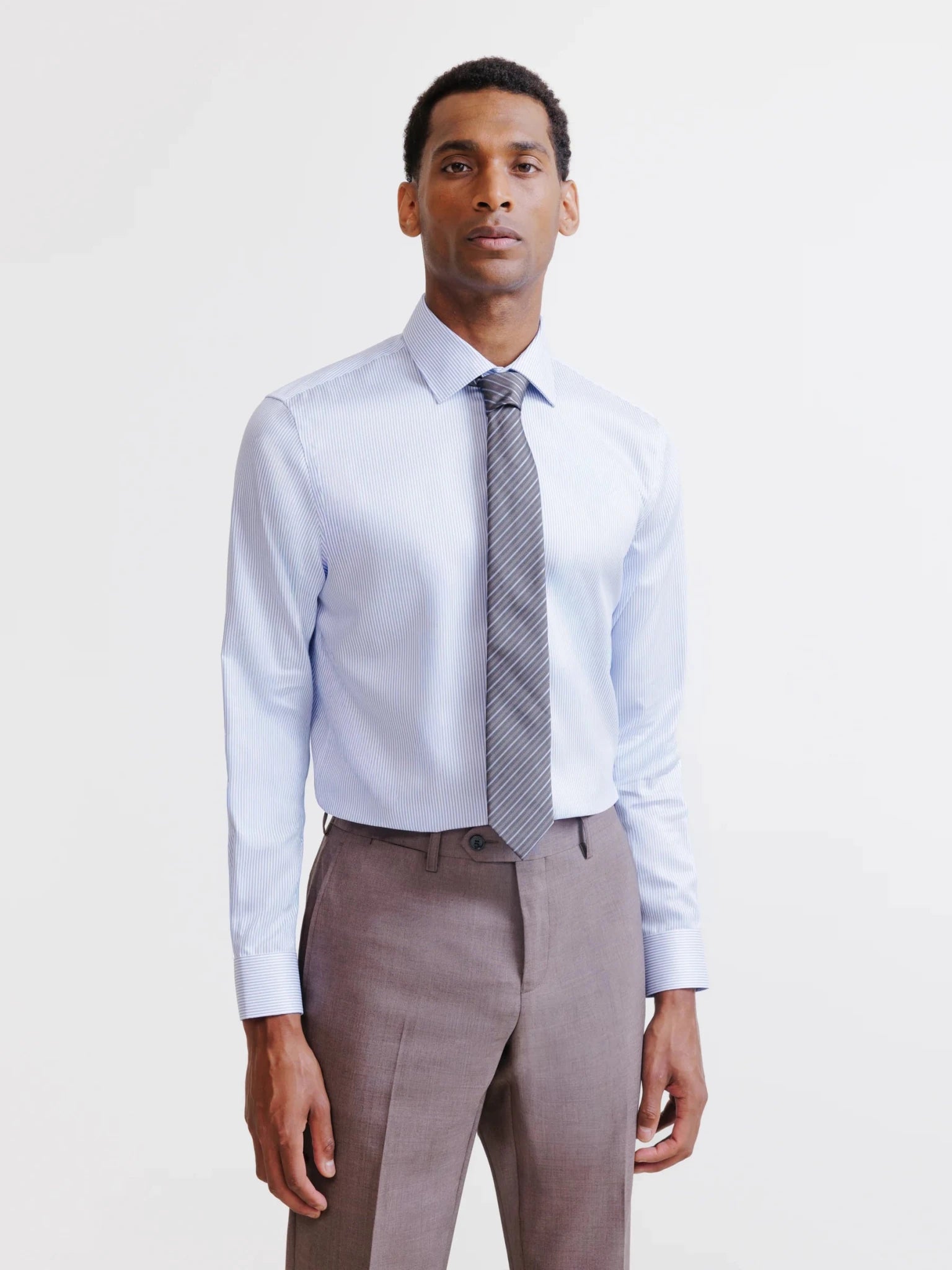 Chemise non iron ciel - IZAC