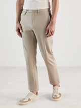 Pantalon cargo beige