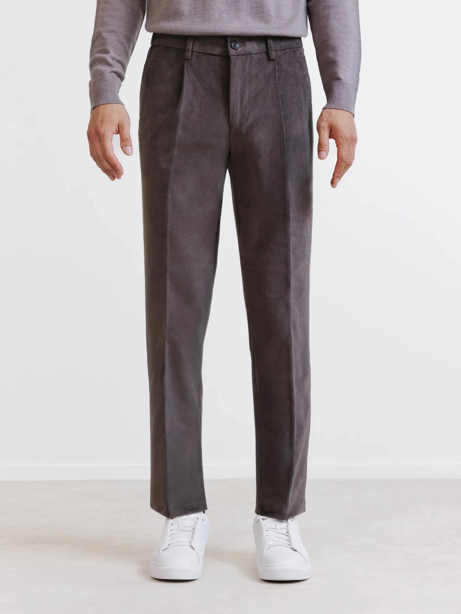 Pantalon en velours châtaigne - IZAC