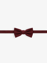 Nœud papillon uni bordeaux