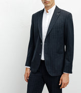 Navy striped jacket