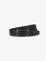 Black reversible belt