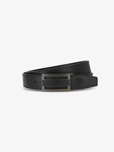 Black reversible belt