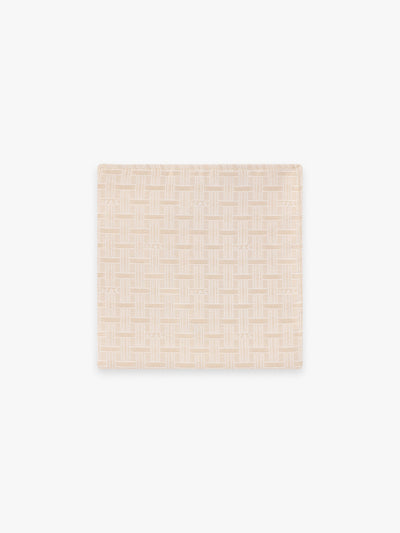Pochette fantaisie beige