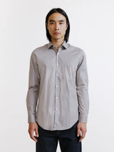 Chemise fantaisie taupe