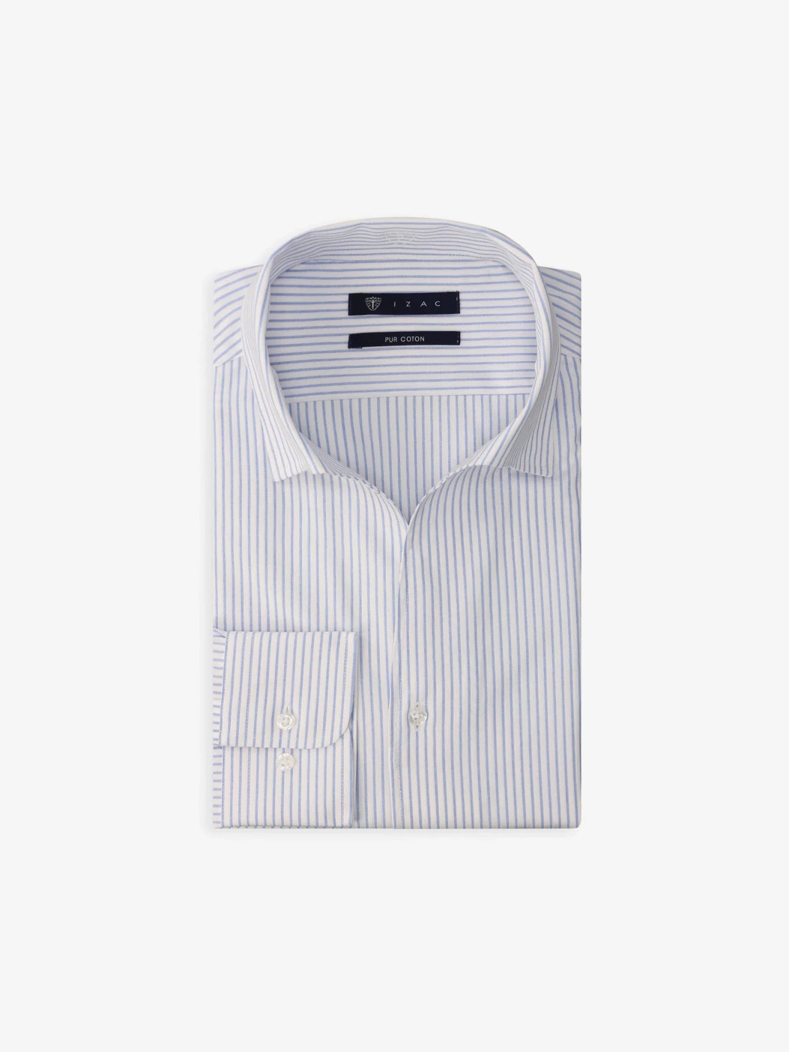 Chemise à rayures blanches - IZAC