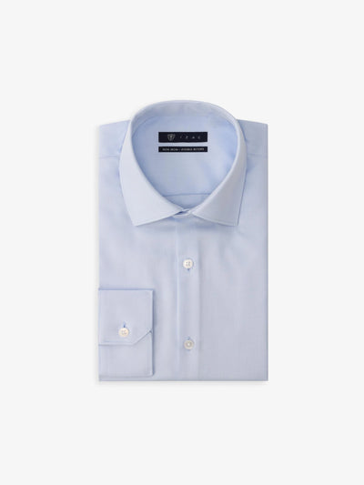 Non-iron sky blue shirt