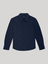 Surchemise matière technique marine