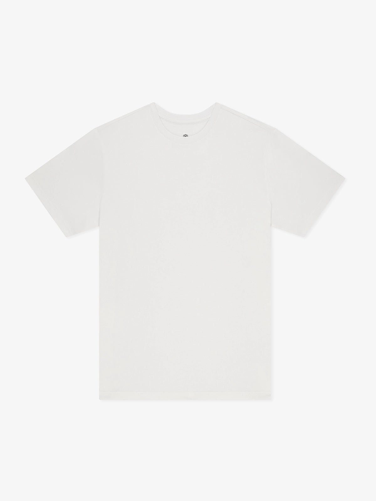 T-shirt col rond blanc - IZAC