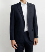 Costume 2 boutons en laine marine