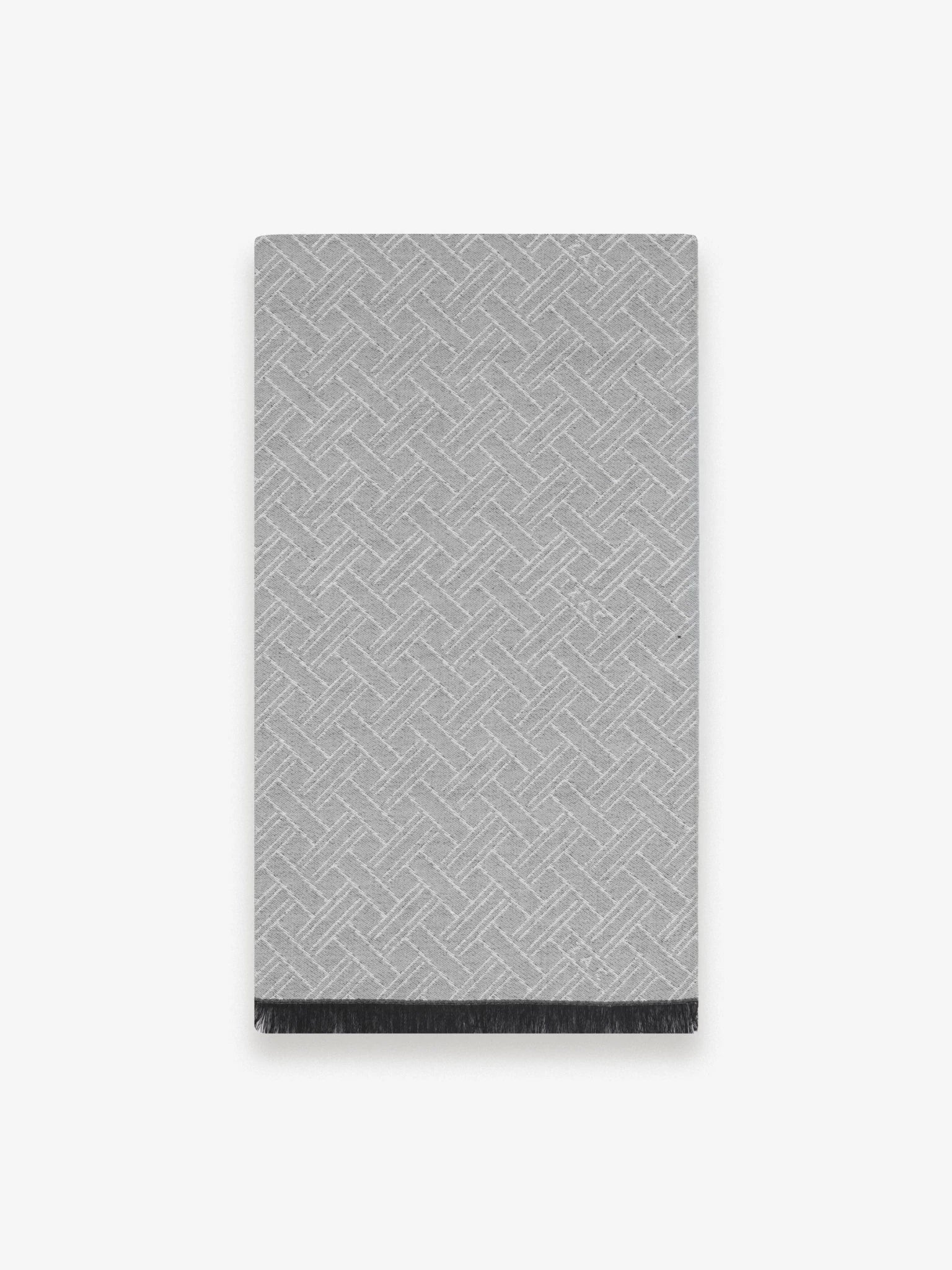 Écharpe à motifs gris clair - IZAC