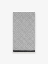 Light grey patterned scarf