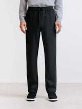 Black elasticated waist trousers