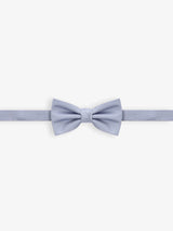 Plain sky blue bow tie