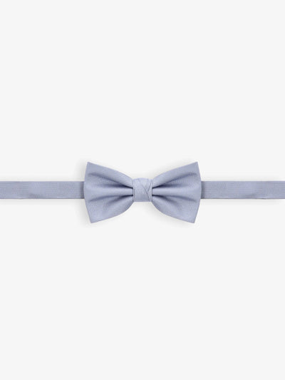 Plain sky blue bow tie
