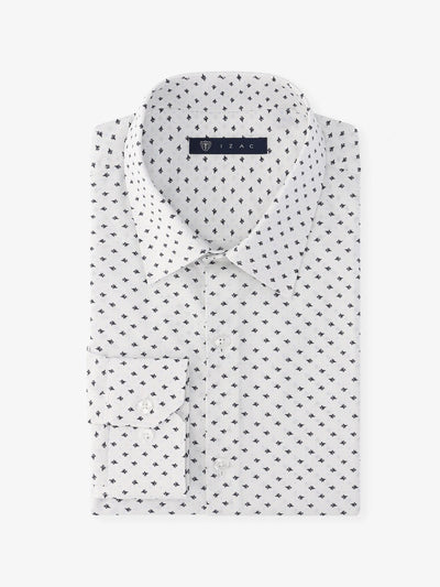 Chemise fantaisie bleue - IZAC