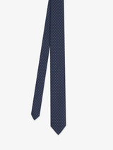 Navy blue fancy tie