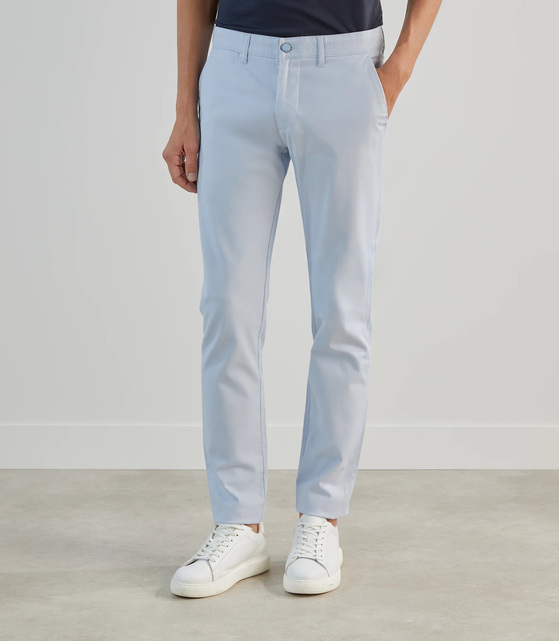 PANTALON ARMURÉ BLEU CIEL
