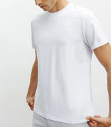 White round-neck T-shirt