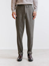 Pantalon armuré chatain