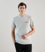 T-shirt à manches courtes gris clair - IZAC