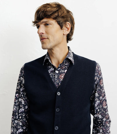 Gilet sans manche marine - IZAC