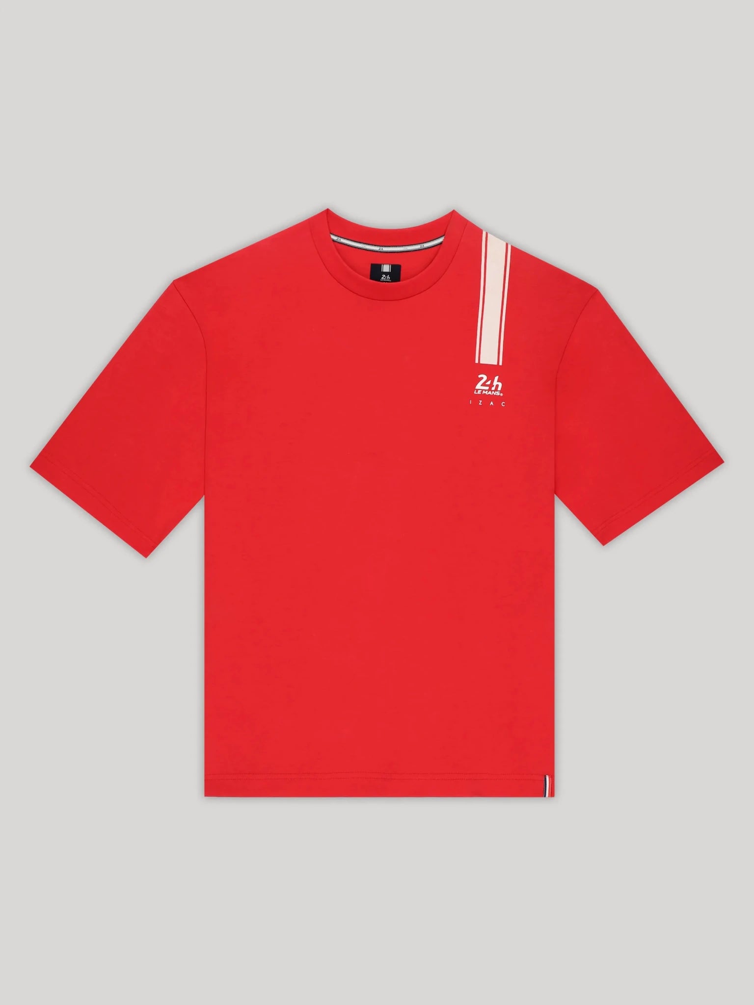 T-shirt col rond rouge 24h Le Mans - IZAC