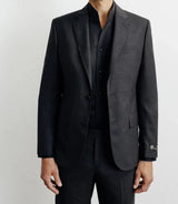 Costume 2 boutons anthracite