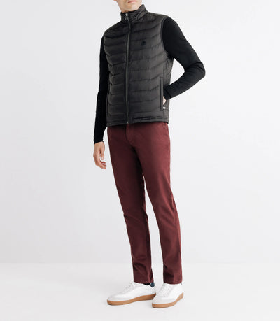 Doudoune sans manches matelassée noire - IZAC