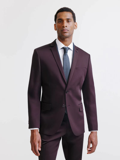 Burgundy 2-button suit