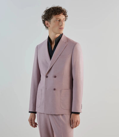 Costume croisé mauve - IZAC