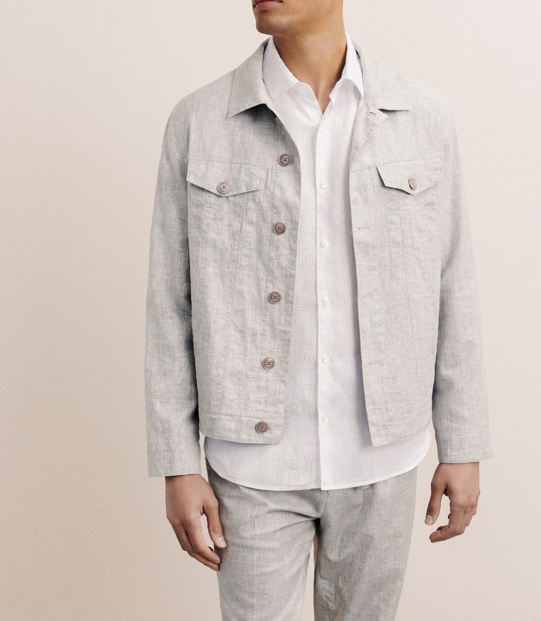 Veste casual grise - IZAC