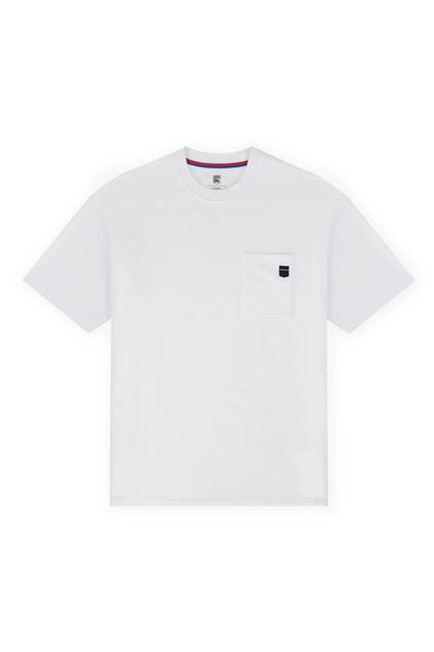 T-shirt col rond blanc
