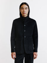 Veste col mao noire