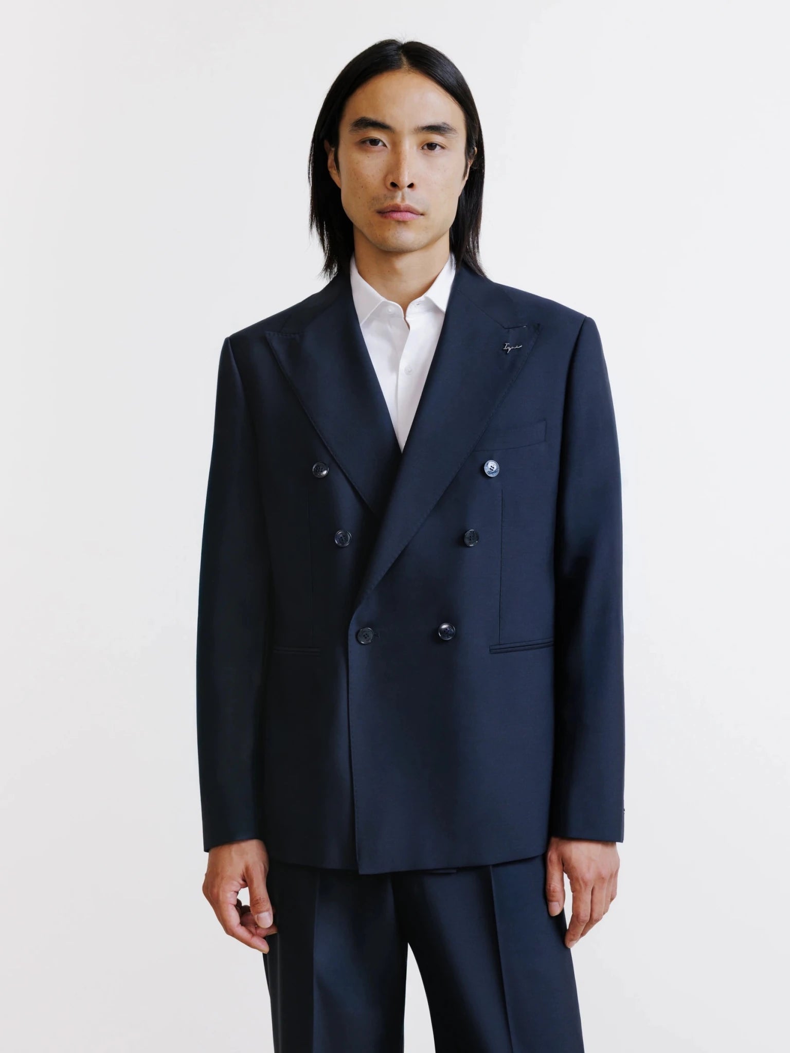 Veste croisée marine - IZAC