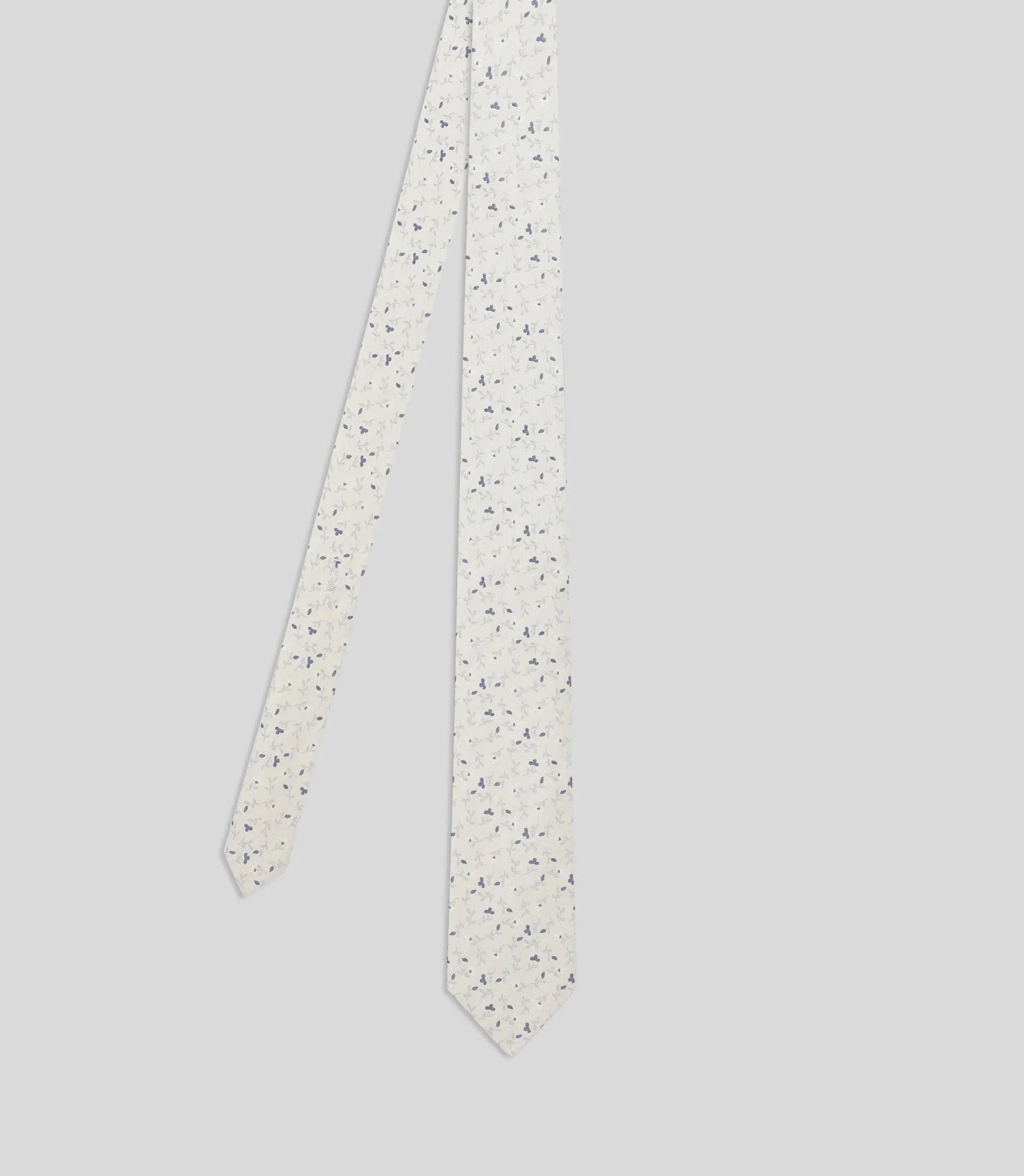 Cravate fantaisie gris - IZAC